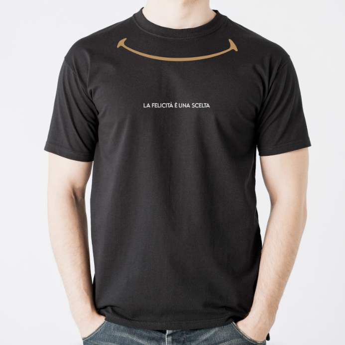 T-shit Unisex Limited Edition "La Felicità è una scelta"