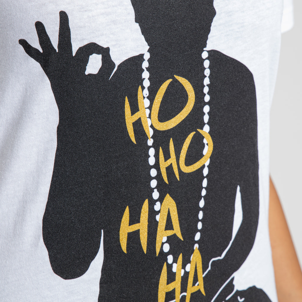 T-shirt Donna Bianca Mantra della Felicità