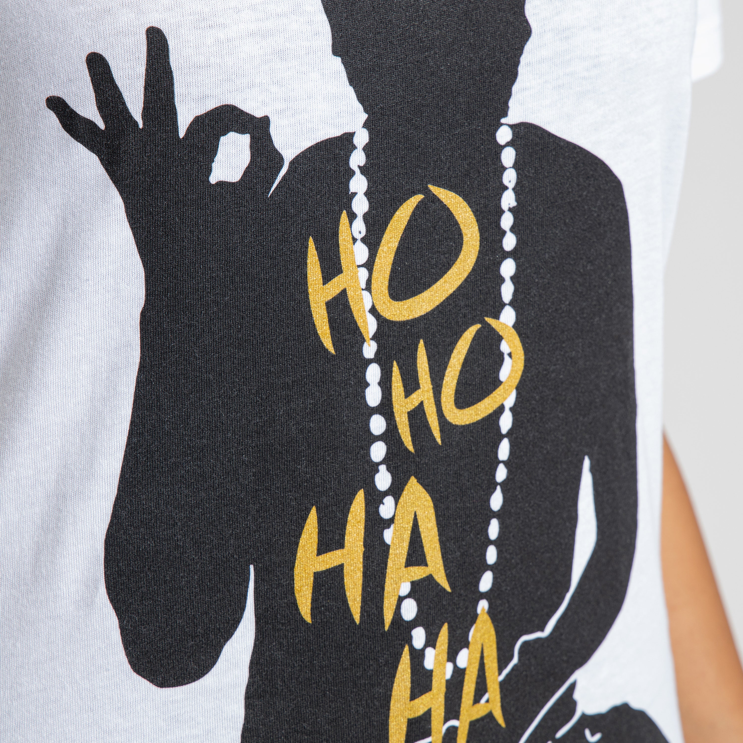 T-shirt Donna Bianca Mantra della Felicità
