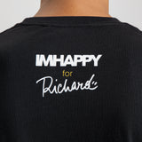 T-shirt Uomo Nera Mantra della Felicità
