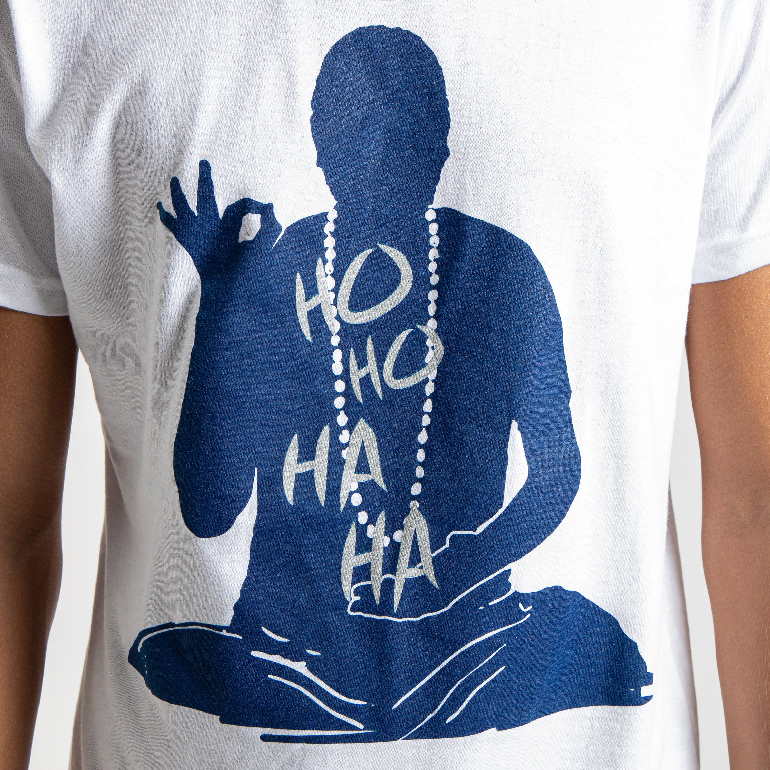 T-shirt uomo logo Blu Mantra della Felicità