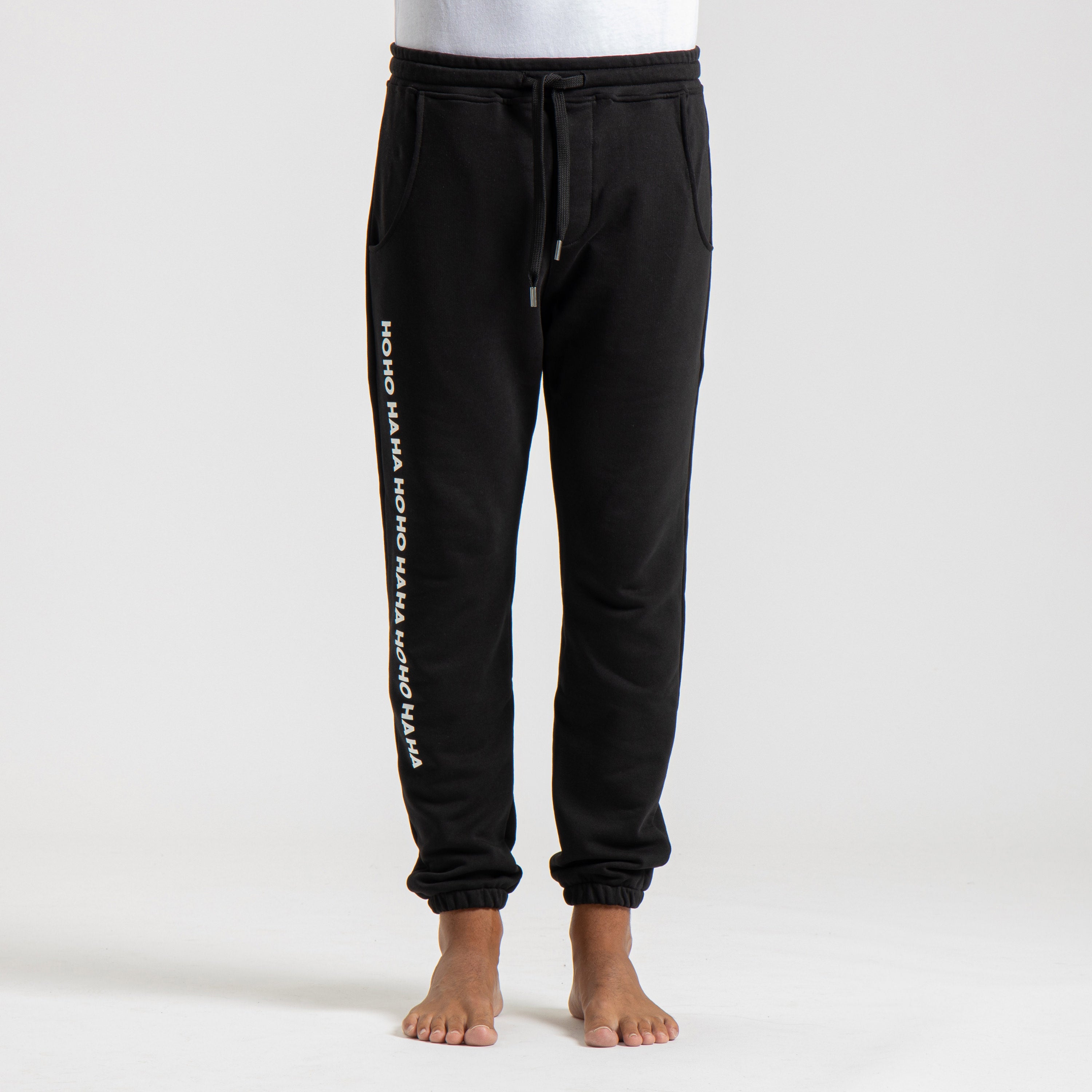Pantalone Uomo Nero Mantra della Felicità