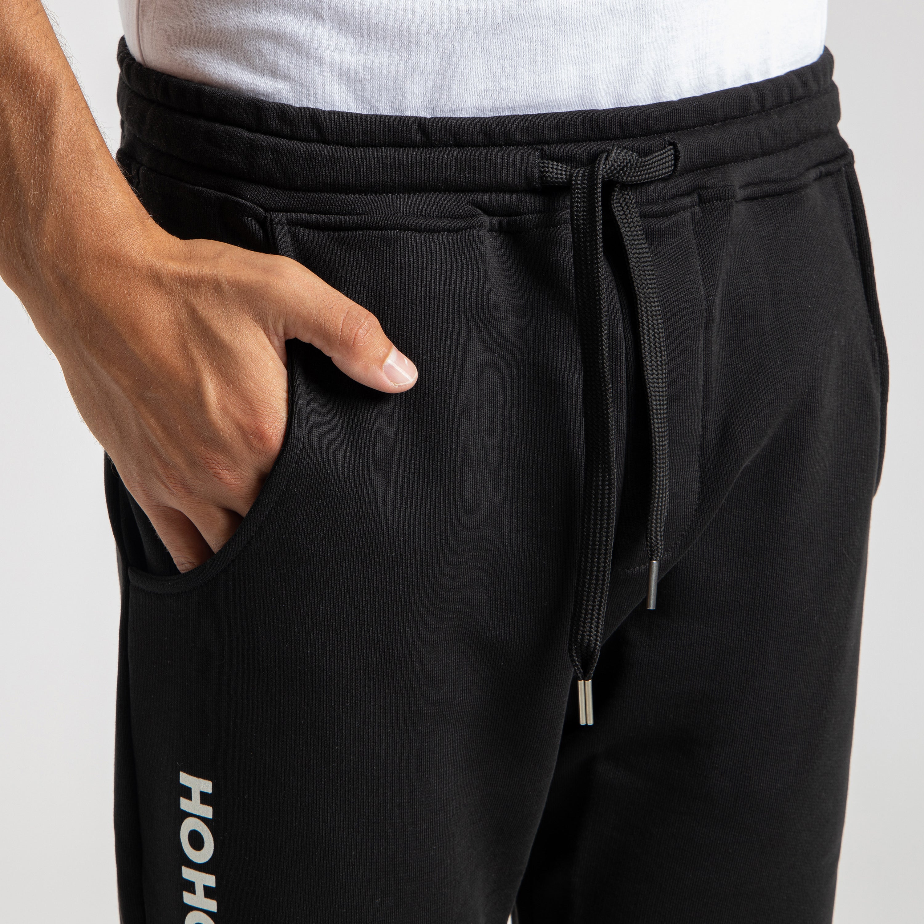 Pantalone Uomo Nero Mantra della Felicità