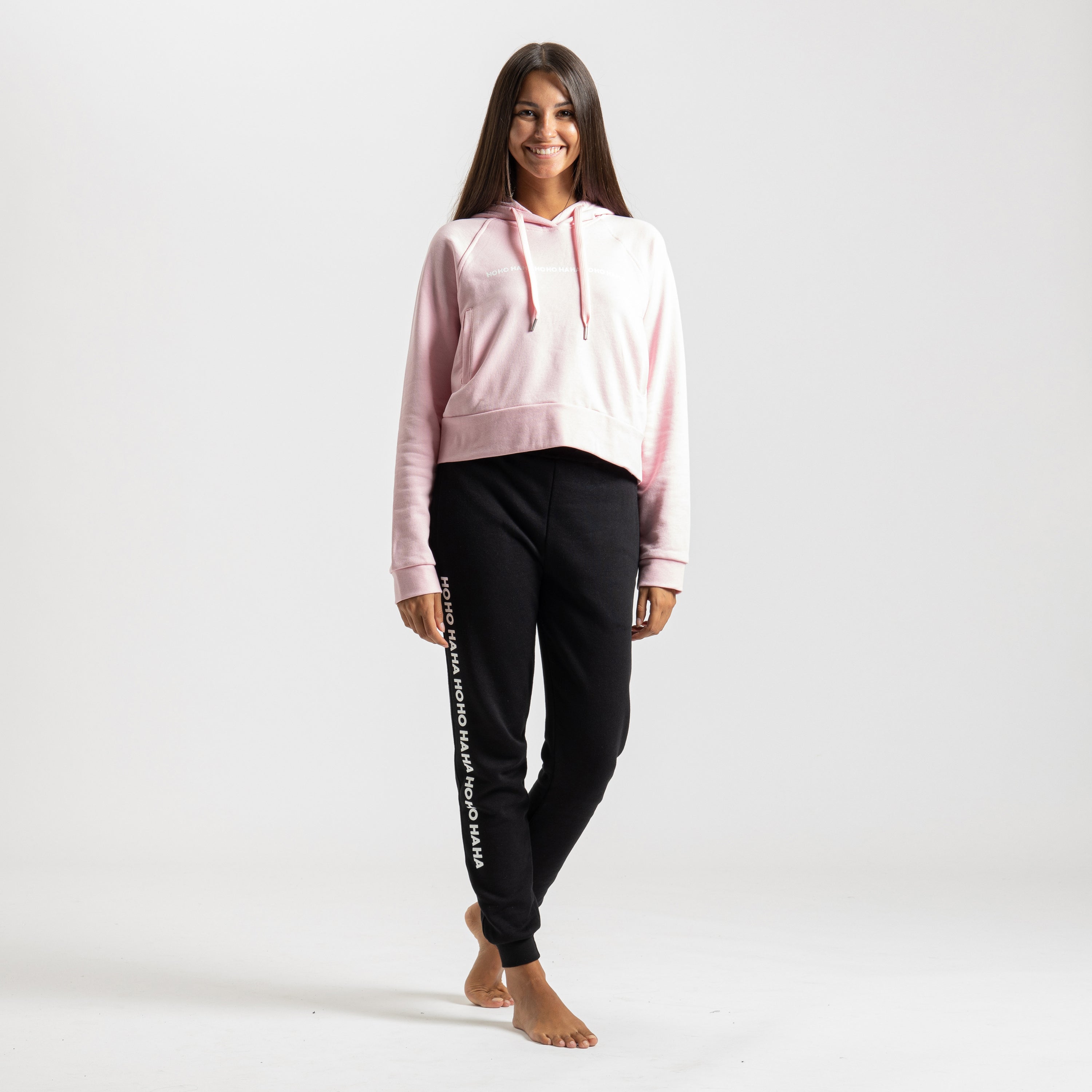 Felpa Yoga Rosa Mantra della Felicità