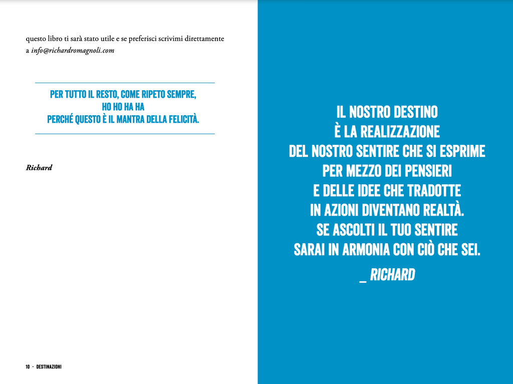 Destinazioni, in cammino verso la felicità