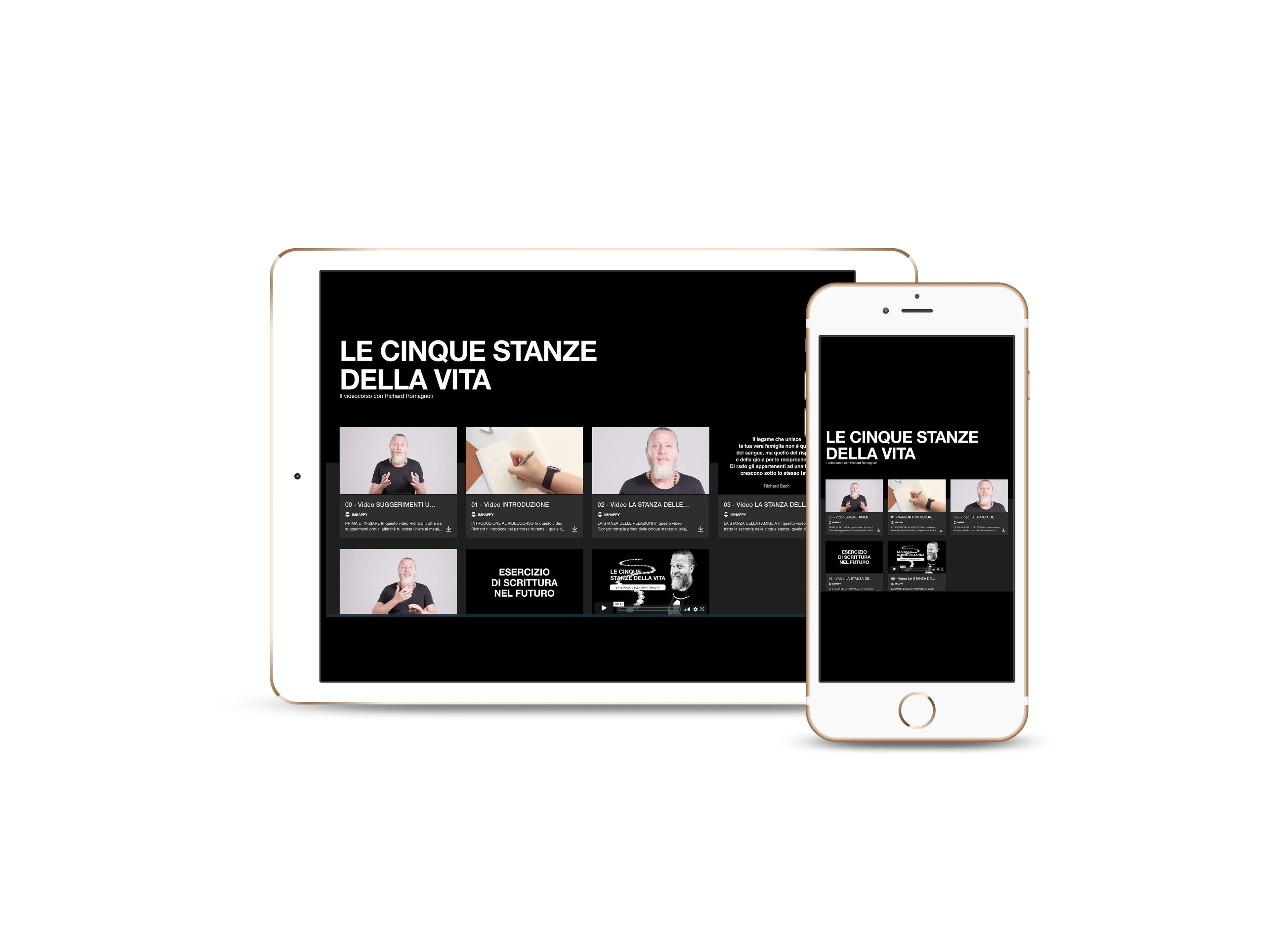 LE CINQUE STANZE DELLA VITA Videocorso - Riservato